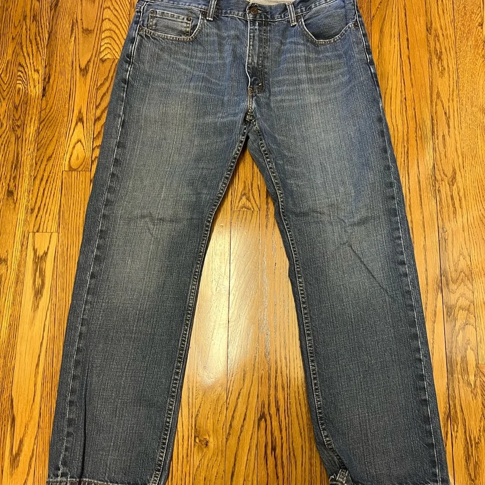 Levi's Dark Blue 559 Straight Jeans
